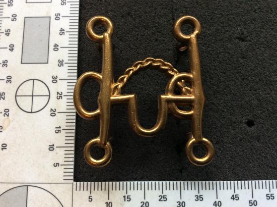 Saddlers, harness & Collar makers brass Sleeve badge