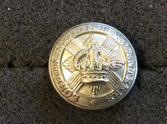 K/C London Scottish Volunteers Button