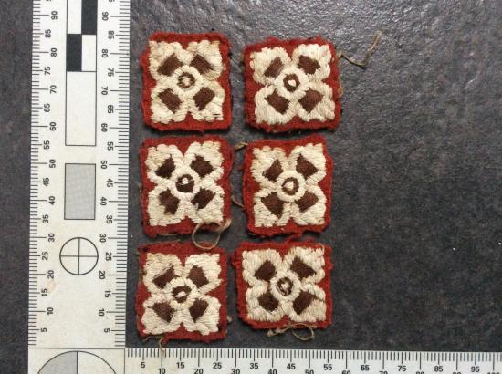 WW2 Cloth Captains Rank pips ( set of 6)
