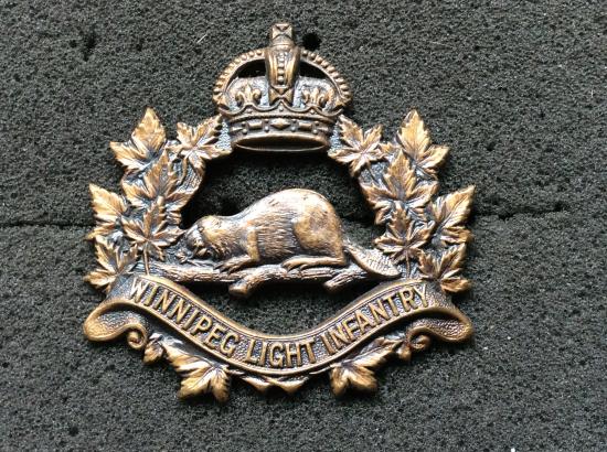 WW2 Canadian Winnipeg Light Infantry Cap badge