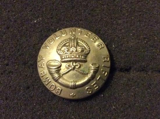 K/C Bombay Volunteer Rifles Button