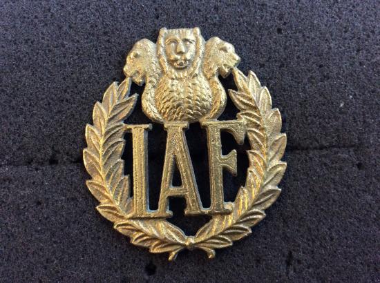 Indian Air Force Cap Badge,Early post independence example
