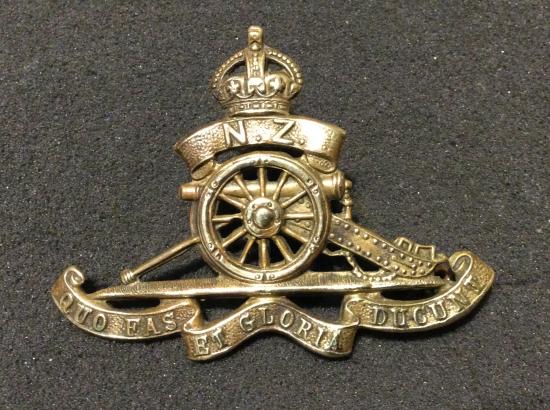 WW1 New Zealand Artillery Cap Badge