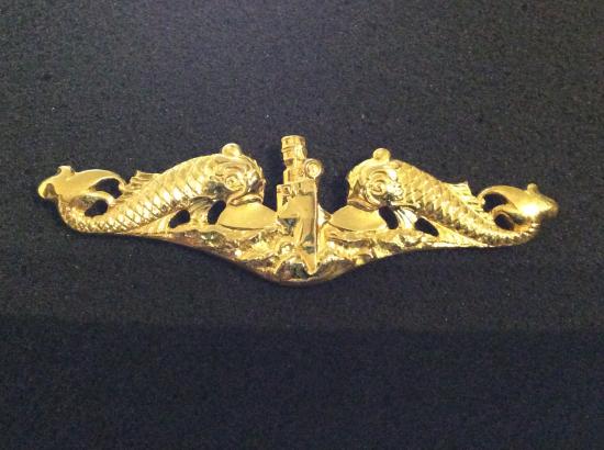 U.S Navy Officers Submarine Warfare Breast Badge