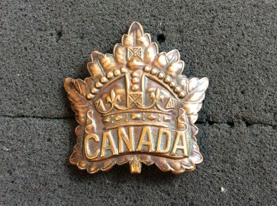 WW1 CANADA General Service Cap Badge By RODEN