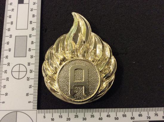 British Army Ammunition Tech Anodised Sleeve Badge