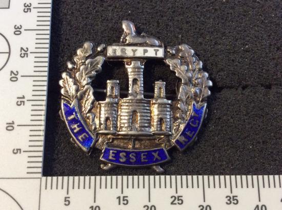 The Essex Regiment Silver & enamel Sweetheart
