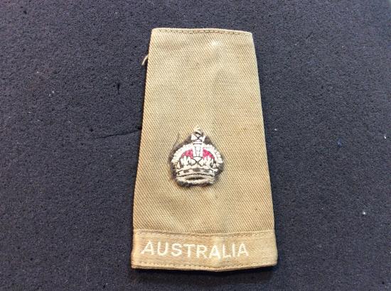 WW2 Australian Army Majors Rank slide