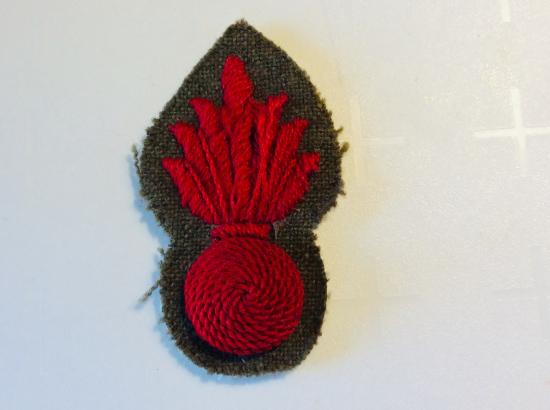 WW1 Infantry Bombers Or R.M Siege Artillery Sleeve badge