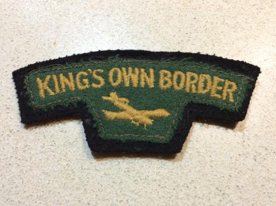 Kings Own Border  Regiment (Gliders) Cloth Shoulder Title