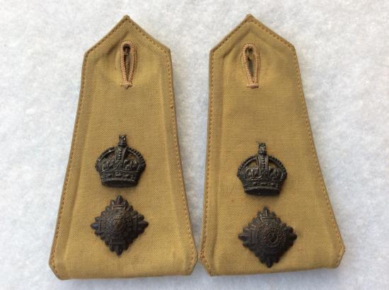 WW1/2 British & Commonwealth Colonels Mackintosh epaulettes