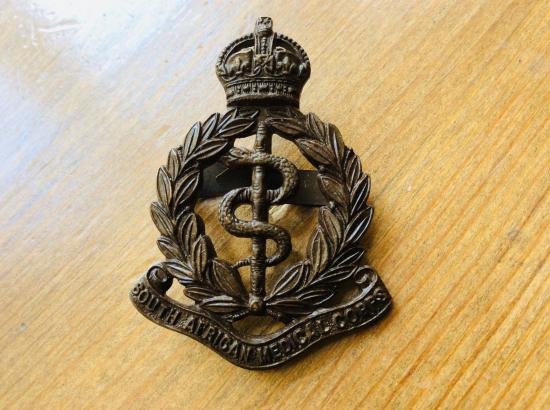 WW1 South African Medical Corps O.S.D cap badge by Gaunt