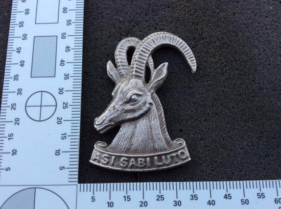 Rhodesian Armoured car Regiment, Locally Made Cap badge
