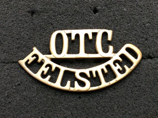 FELSTED O.T.C ( Officers Training School) Shoulder Title