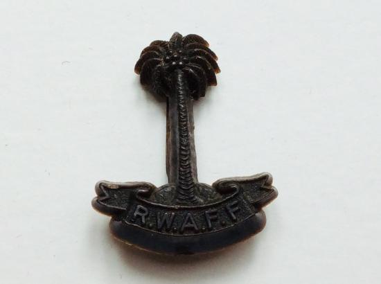 WW2 Plastic economy R.W.A.F.F cap badge