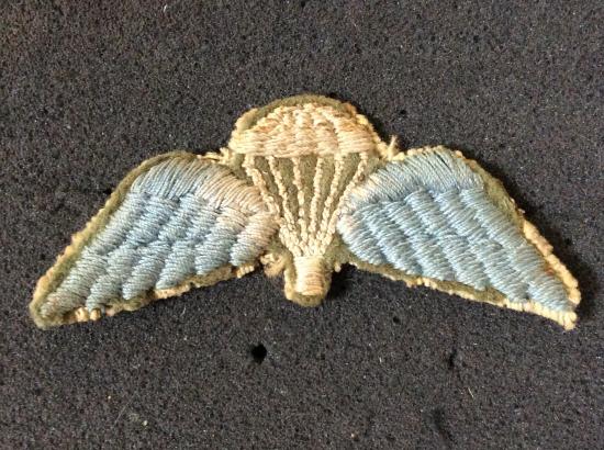 WW2 British Paratroopers Wings, early drop Wing example