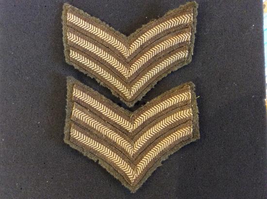 WW2 British & Commonwealth Sergeants stripes