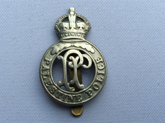 K/C Palestine Police Cap Badge by Dowler, Birmingham