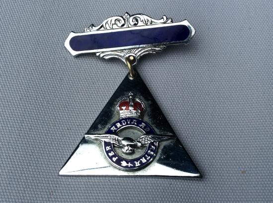 WW2 R.A.F chrome & enamel Sweetheart