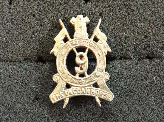 Post 1947 Indian 9th The Deccan Horse Cap badge