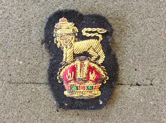 WW1/2 British & Commonwealth Brigadiers padded Bullion Hat badge