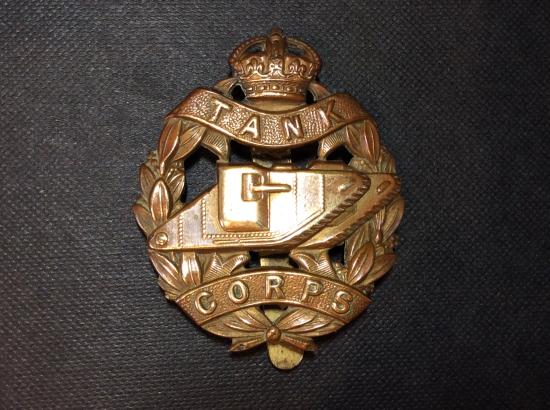 WW1 Tank Corps cap badge