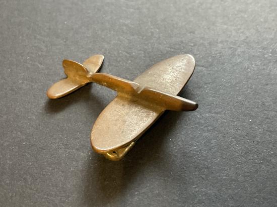 WW2 Spitfire/Hurricane plane fund raising lapel badge