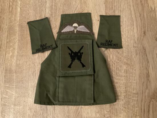 R.A.F Regiment, pen brassard & shoulder slides