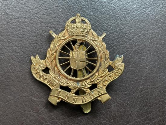 1st London Div Cyclist Company (City of London Cyclists) cap badge