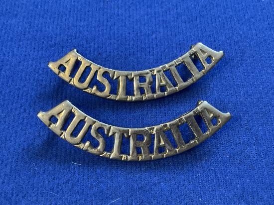 ‘Australia’ armoured units white metal titles