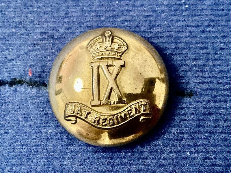 WW2 9th Jat Regiment officers button