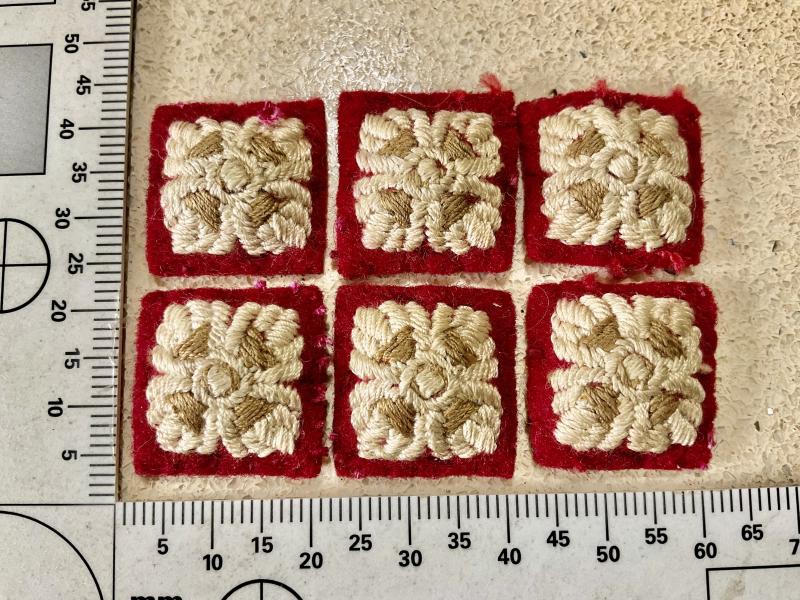 WW2 British & Commonwealth Infantry rank cloth pips