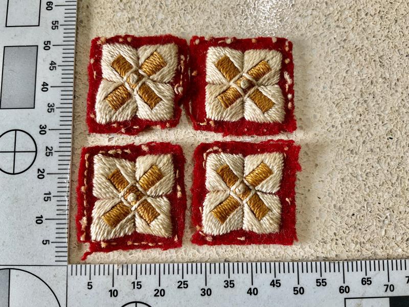 WW2 British & Commonwealth infantry officers rank pips