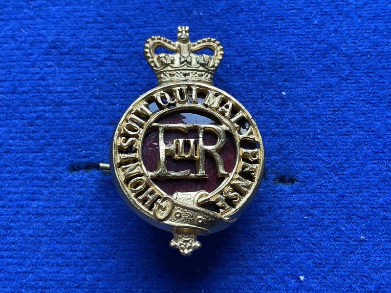 K/C Household Cavalry/ Blues & Royals officers cap badge