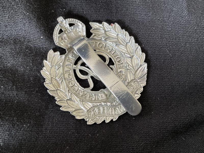 Gradia Militaria | Chrome plated WW2 Royal Engineers cap badge