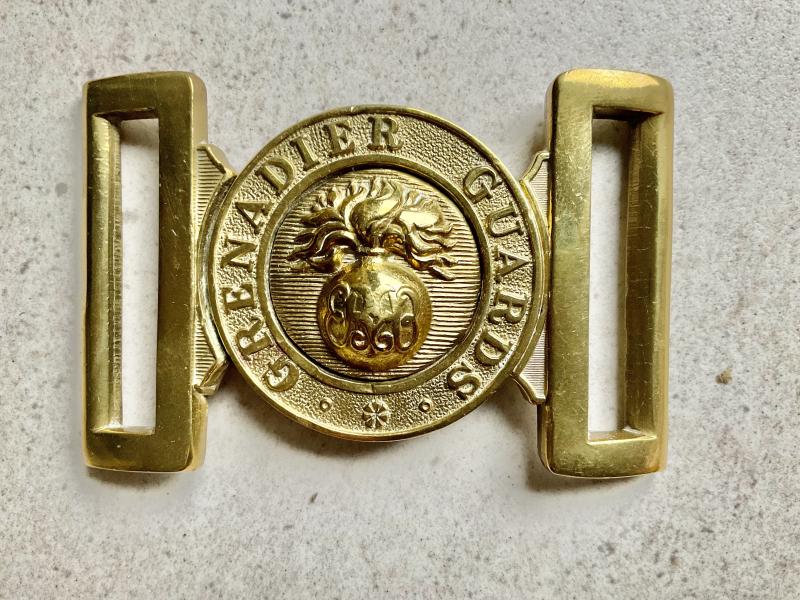 Grenadier Guards brass belt buckle