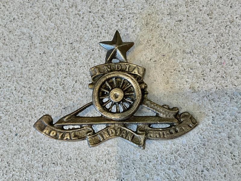 WW2 Royal Indian Artillery cap badge