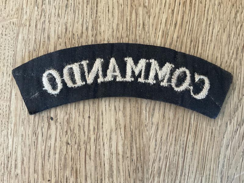 WW2 R.M COMMANDO title, large size