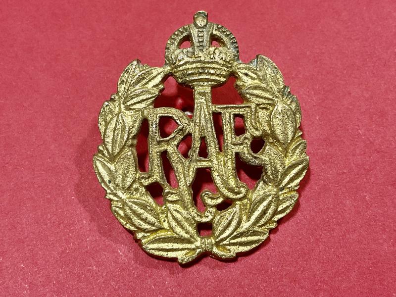 Gradia Militaria | Post 1918 R.A.F locally cast O.R s cap badge