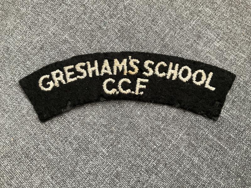 CRESHAMS SCHOOL C.C.F cloth title
