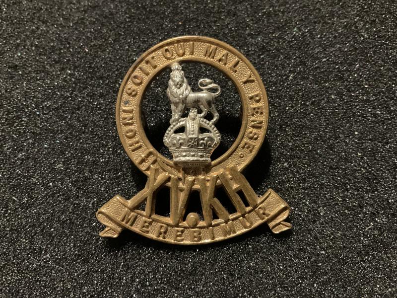 15th Kings Hussars cap badge 1902-22