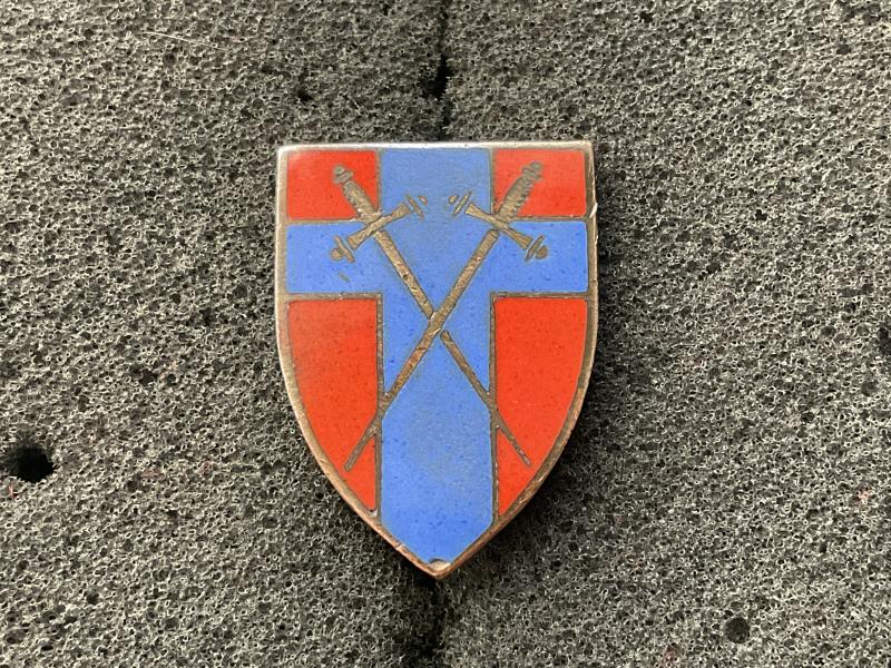 WW2 British 21st Army Group, enamel lapel badge