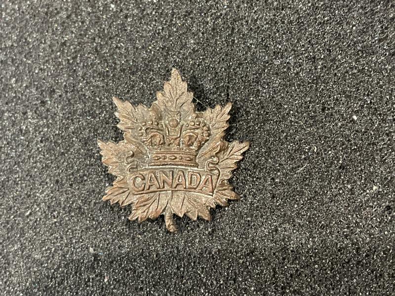 QVC/Boer war officers bronzed G.S collar badge