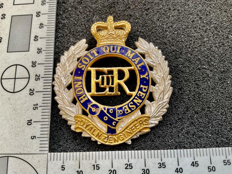 Royal N.Z Engineers officers cap badge