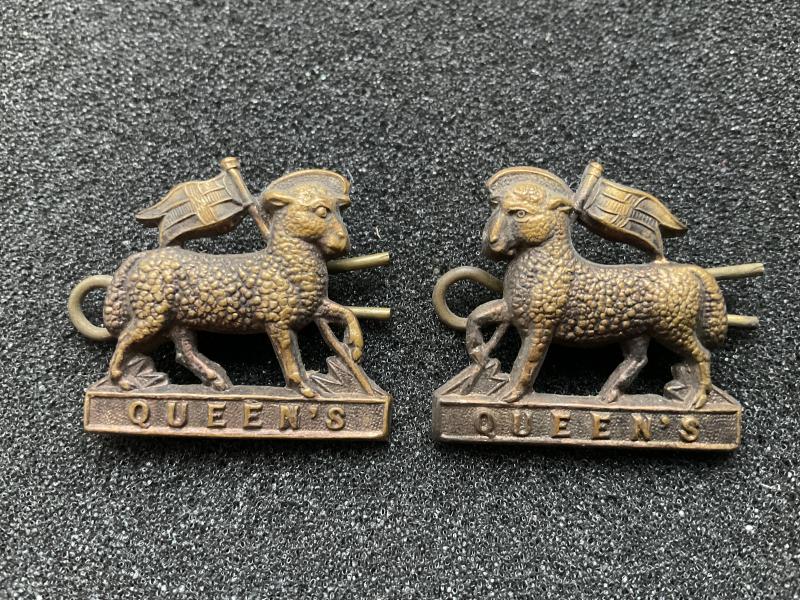 The Queens Royal Regt (West Surreys) 1881-97 collars