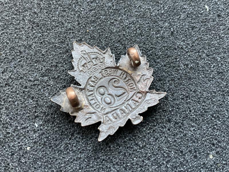 WW1 C.E.F 28th Infantry Battalion collar badge