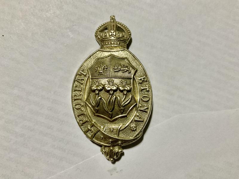 Eton College O.T.C cap badge