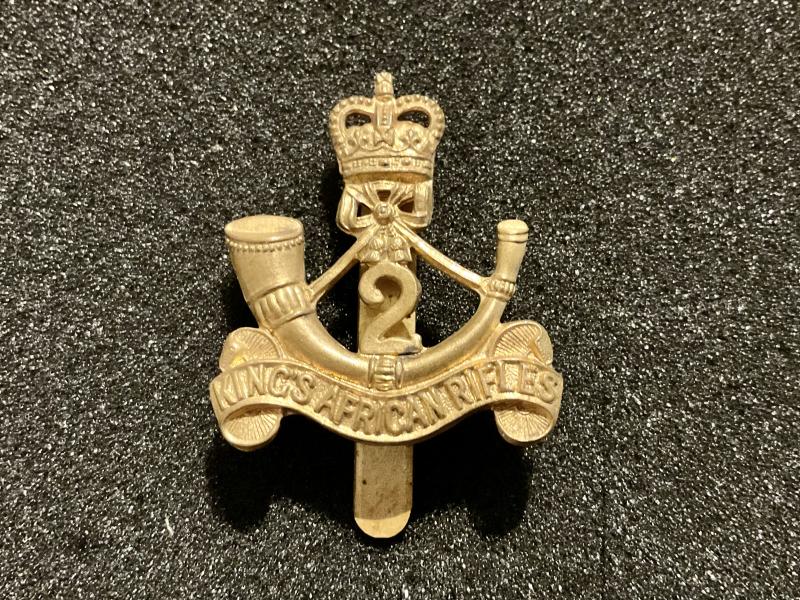 Q/C 2nd Kings African Rifles cap badge by FIRMIN