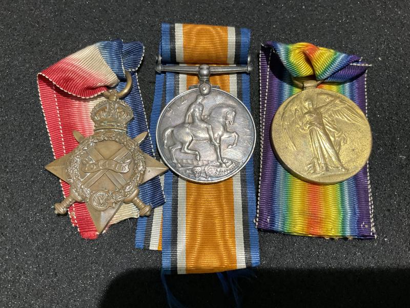 WW1 Trio 17712 Pte C.F COFORD R.BERKS.R (POW)