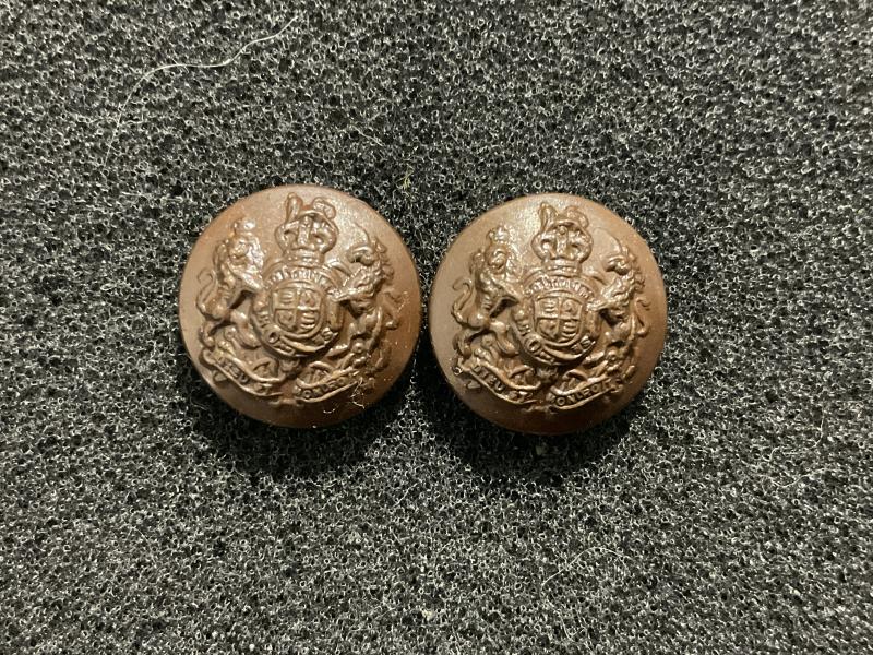 Q/C British Army officers general service hat buttons